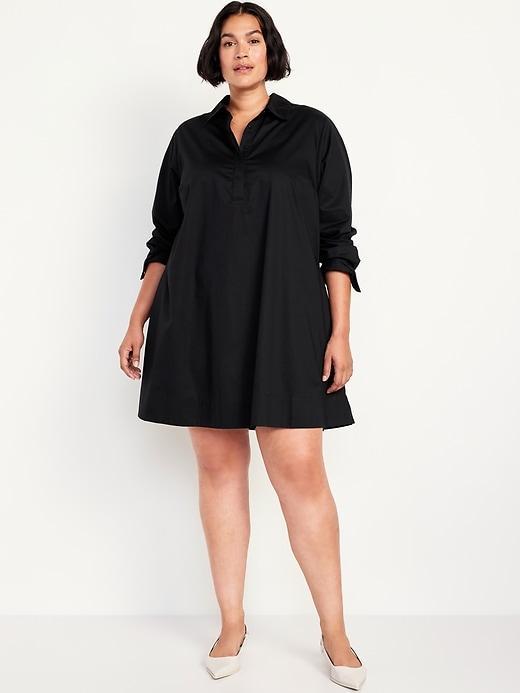 Loose Mini Shirt Dress Product Image