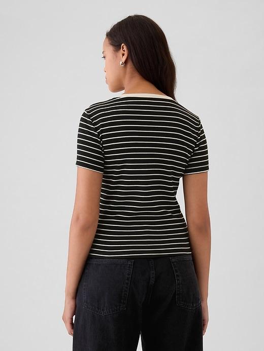 Modern Rib Cropped T-Shirt Product Image