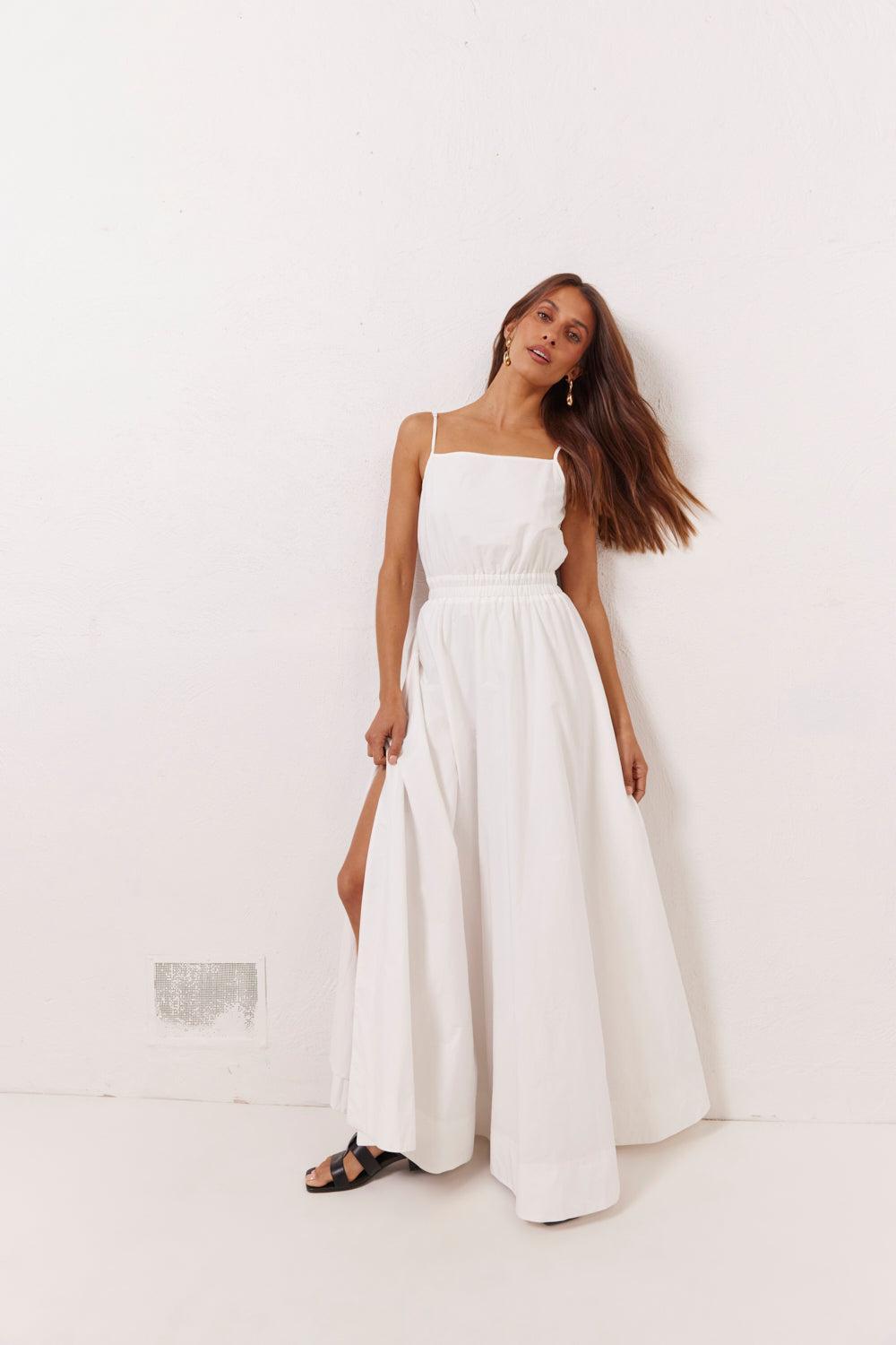 Lou Maxi Dress White Product Image