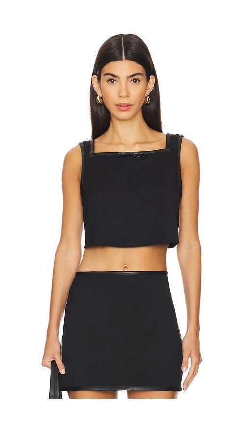 Cropped Square Neck Top Product Image