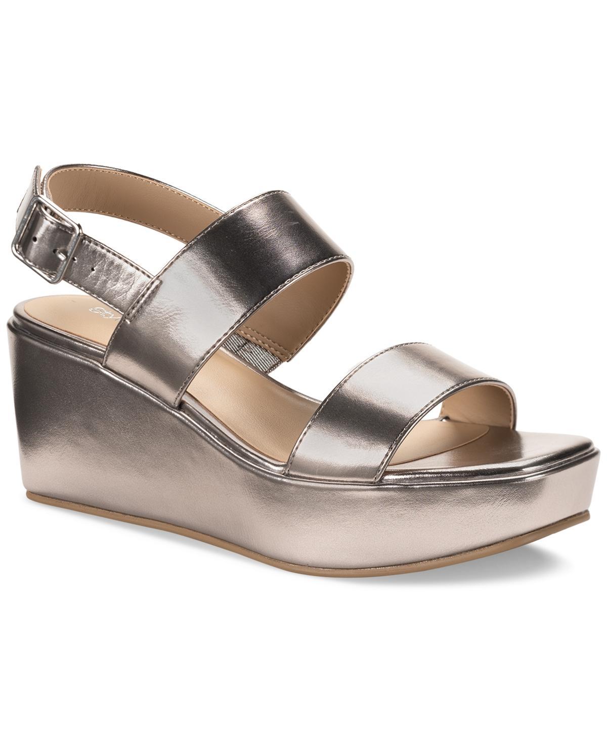 Style & Co Womens Ardenn Double-Strap Wedge Sandals, Created for Macys Product Image