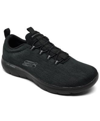 SKECHERS Summits Louvin Black) Men's Shoes Product Image