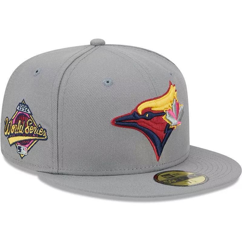 Mens New Era Gray Toronto Blue Jays Color Pack 59FIFTY Fitted Hat Product Image