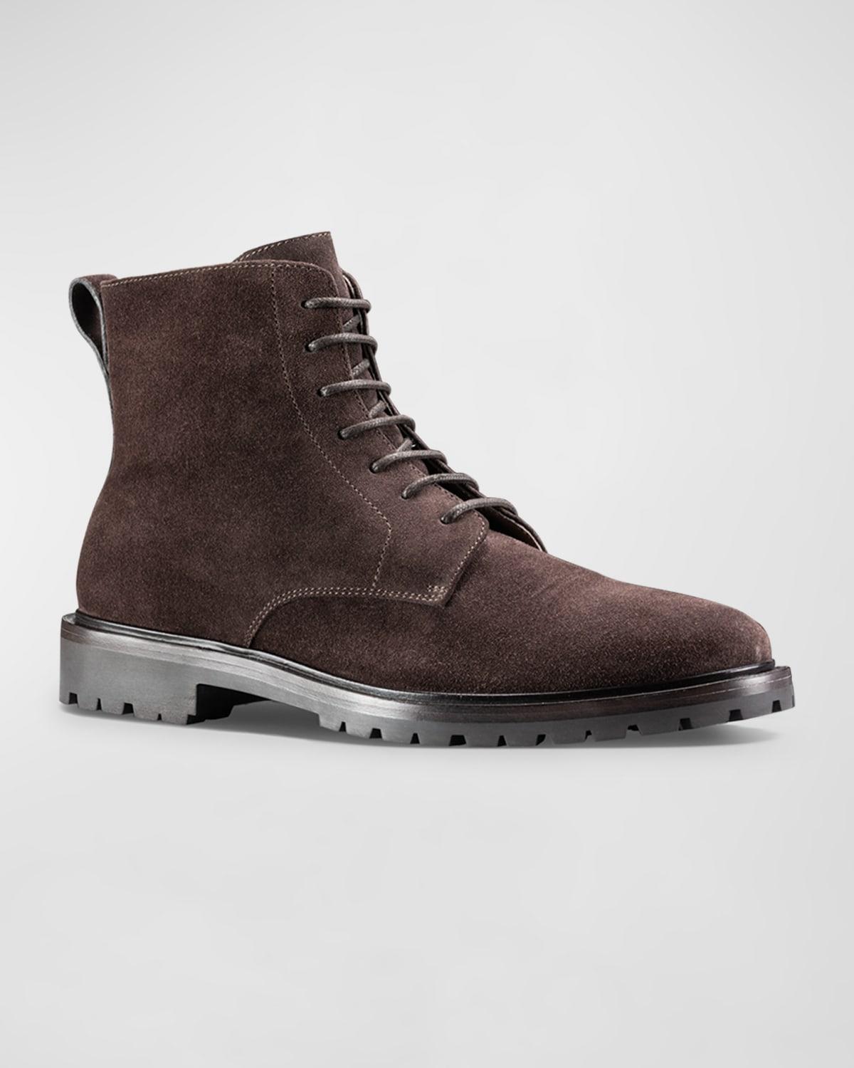 Mens Bergamo Suede Combat Boots Product Image