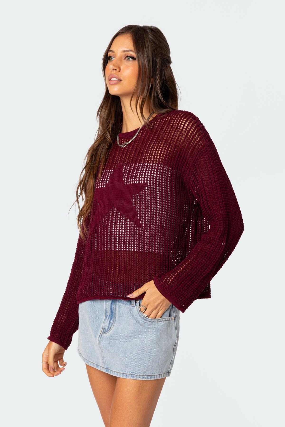 Seeing Stars Oversized Sweater Product Image