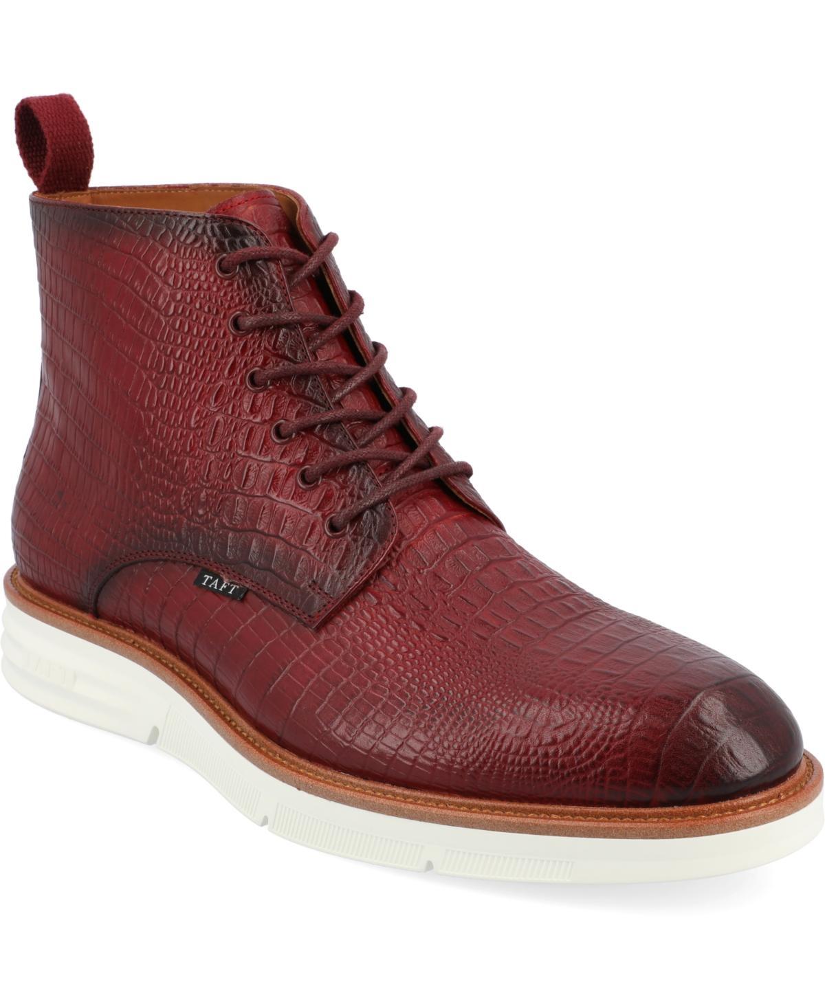 TAFT 365 Croc Embossed Leather Boot Product Image