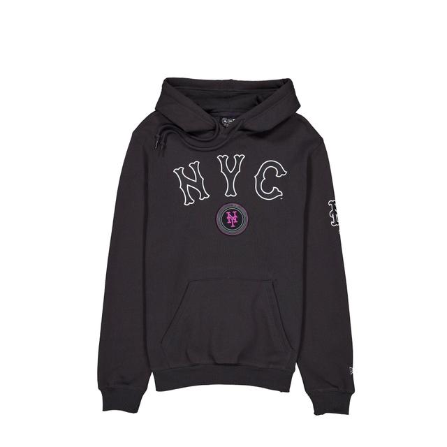 New York Mets City Connect Black Hoodie Male Product Image