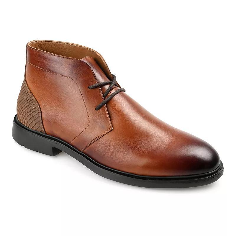 Thomas & Vine Aldridge Mens Leather Chukka Boots Red Product Image