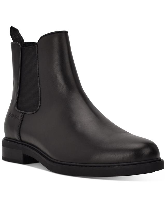 Calvin Klein Mens Fenwick Pull On Chelsea Boots Product Image