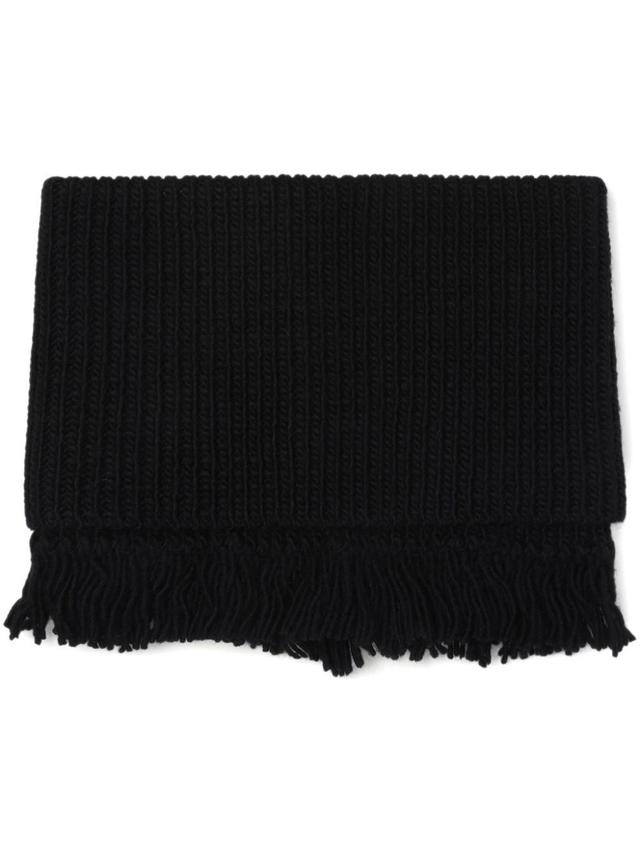 OUR LEGACY Fringe-detailing Scarf In Black Product Image