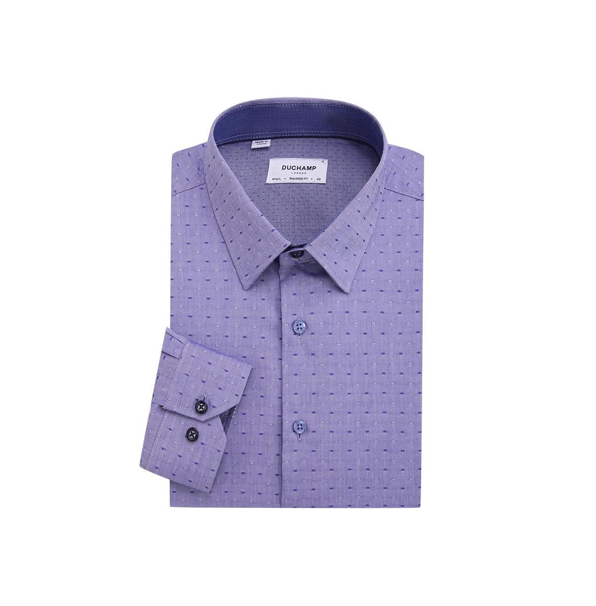 Duchamp London Mens Fancy Dot Dress Shirt Product Image