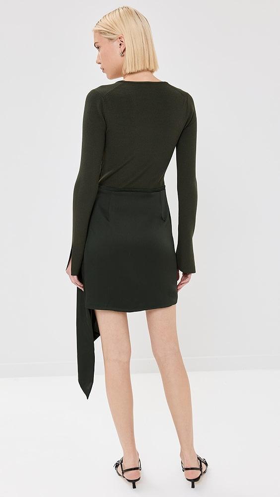 SIMKHAI Springer Long Sleeve Wrapped Dress | Shopbop Product Image