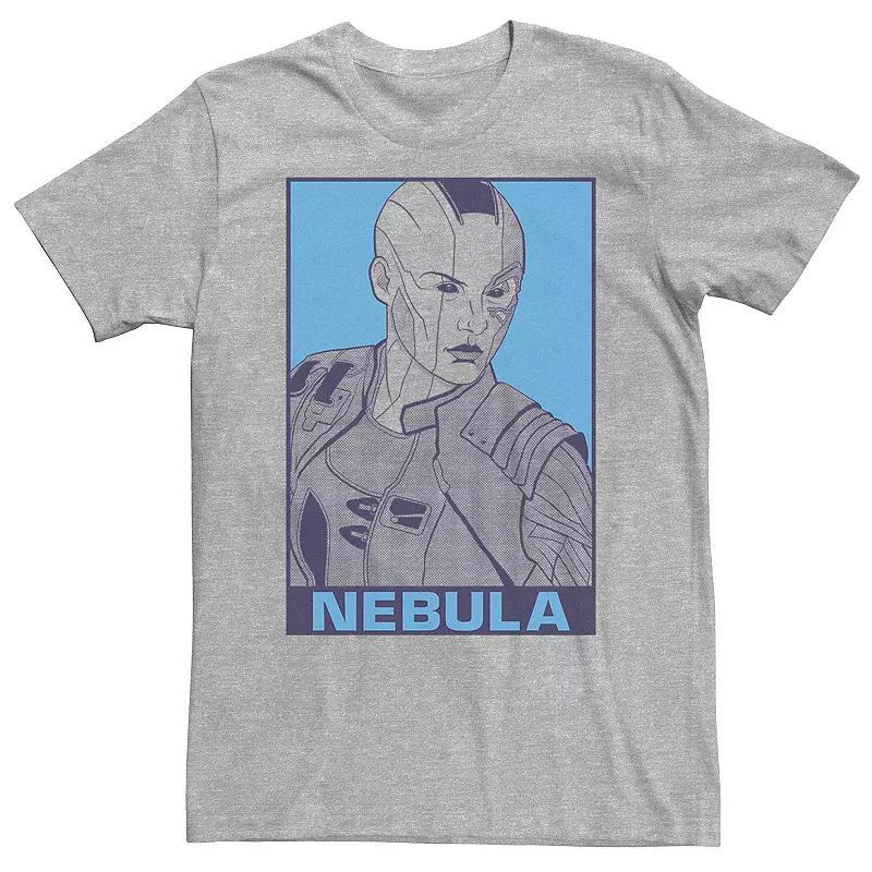 Big & Tall Marvel Avengers Endgame Nebula Pop Art Tee, Mens Product Image