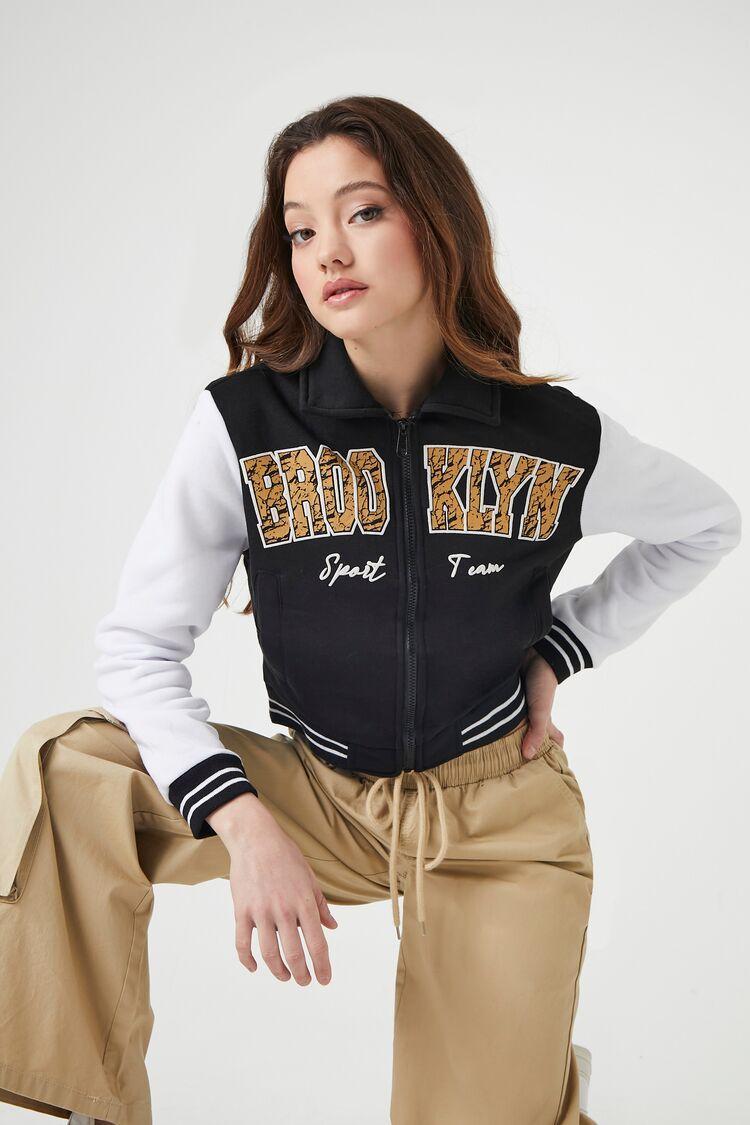 Brooklyn Zip-Up Bomber Jacket | Forever 21 Product Image