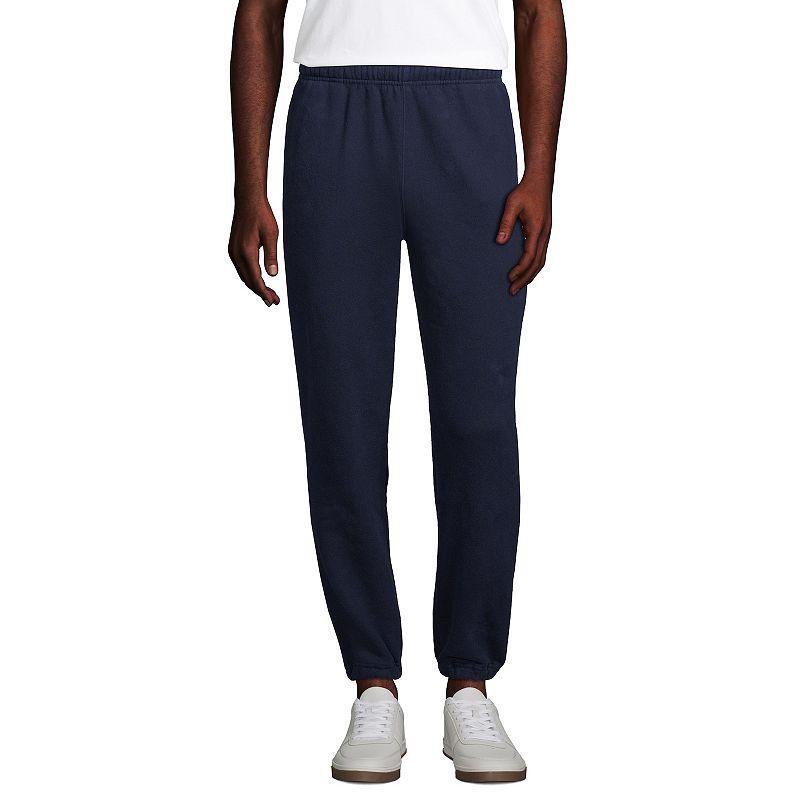 Big & Tall Lands End Serious Sweats Sweatpants, Mens Radiant Blue Product Image