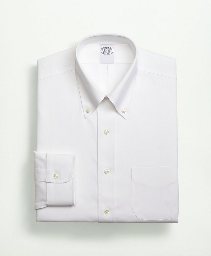 Stretch Supima® Cotton Non-Iron Pinpoint Oxford Button-Down Collar Dress Shirt Product Image