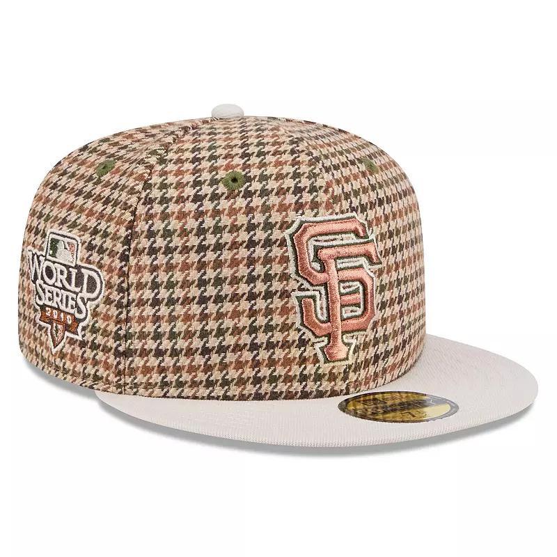 Mens New Era San Francisco Giants Houndstooth 59FIFTY Fitted Hat Product Image