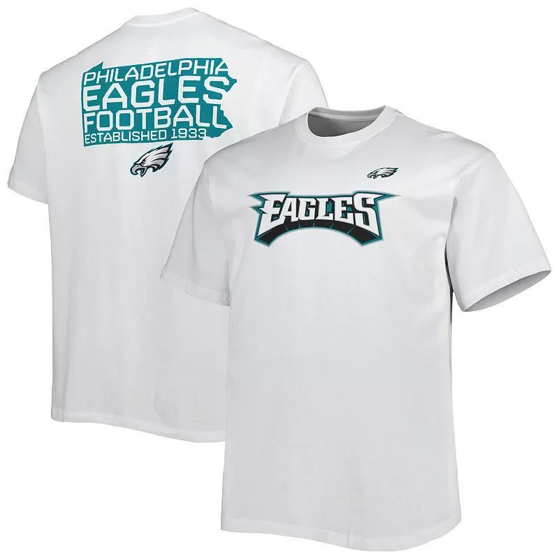 Mens Fanatics Branded Philadelphia Eagles Big & Tall Hometown Collection Hot Shot T-Shirt Product Image