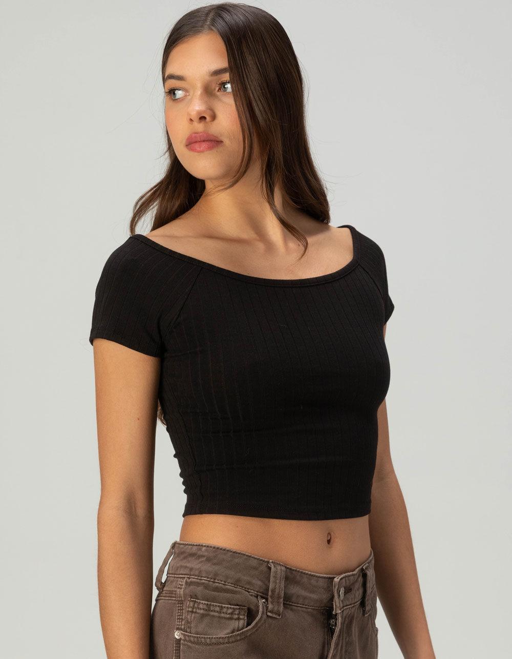 TILLYS Boat Neck Womens Tee Product Image