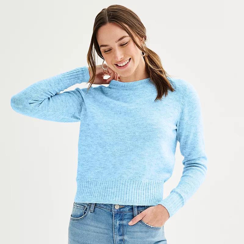 Petite Womens Sonoma Goods For Life Crewneck Sweater Product Image