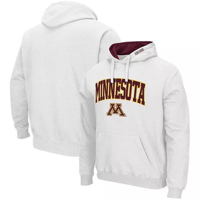 Mens Colosseum Minnesota Golden Gophers Arch & Logo 3.0 Pullover Hoodie Product Image