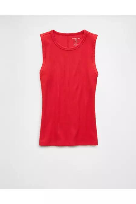 AE Plush High Neck Tank Top Women's Product Image