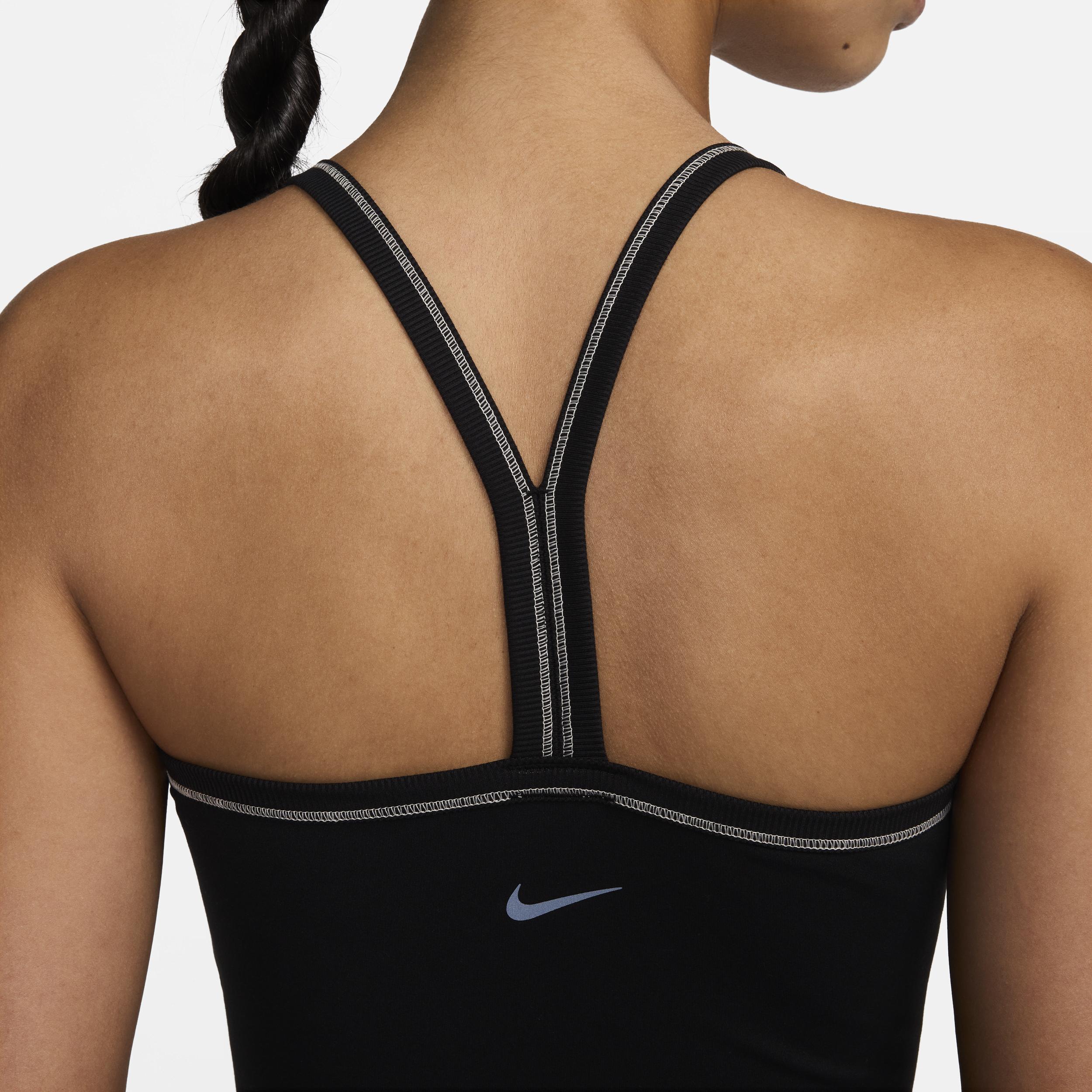 Nike Womens One Fitted Dri-FIT Cropped Tank Top Product Image