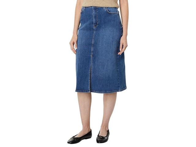 Elliott Lauren A-Line Jean Skirt (Denim) Women's Skirt Product Image