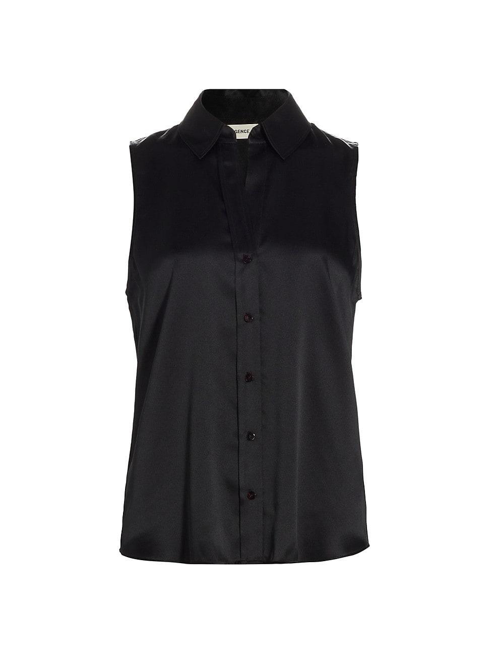 Womens Emmy Sleeveless Silk Blouse Product Image