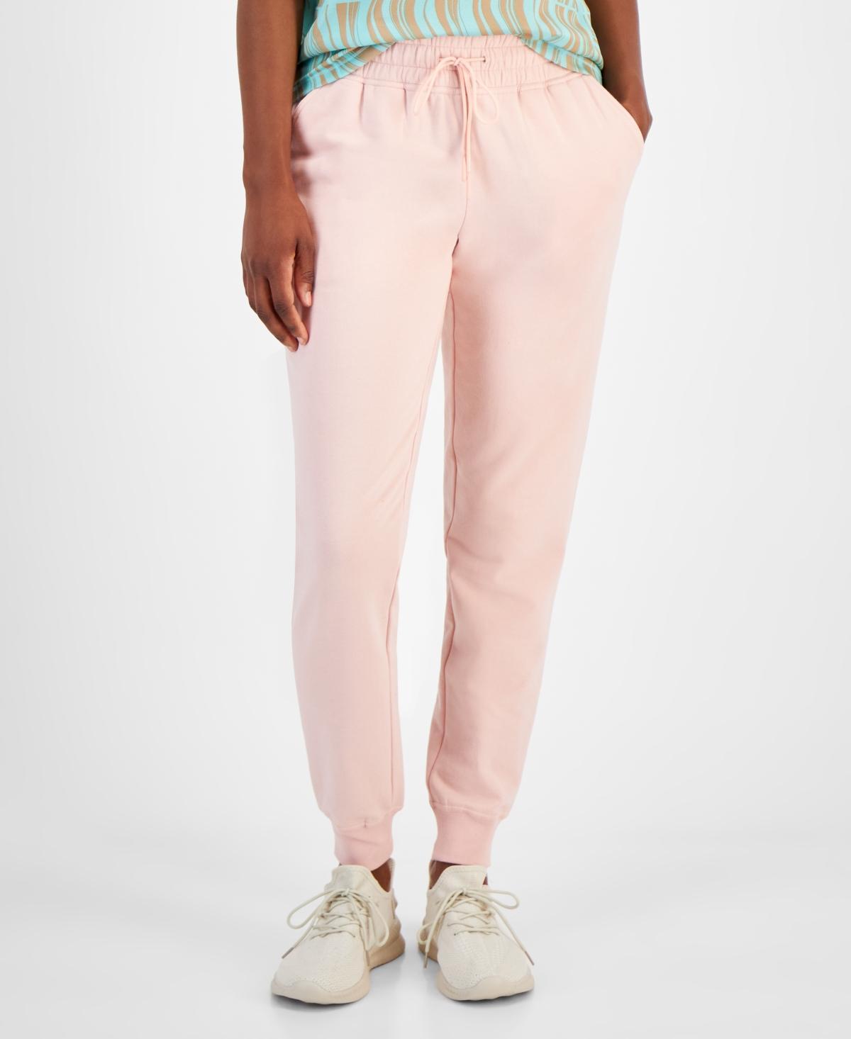 Id Ideology Womens Relaxed Rib-Cuff Fleece Jogger Sweatpants, Created for Macys Product Image