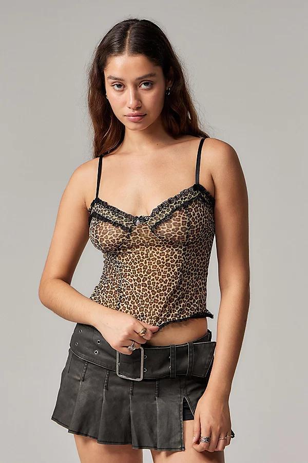 Urban Outfitters UO Leopard Print Cami Womens at Urban Outfitters Product Image