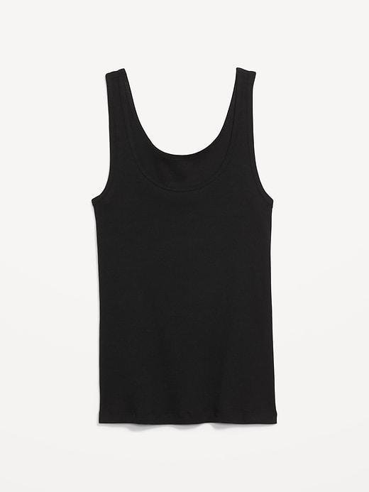 Rib-Knit First Layer Tank Top Product Image