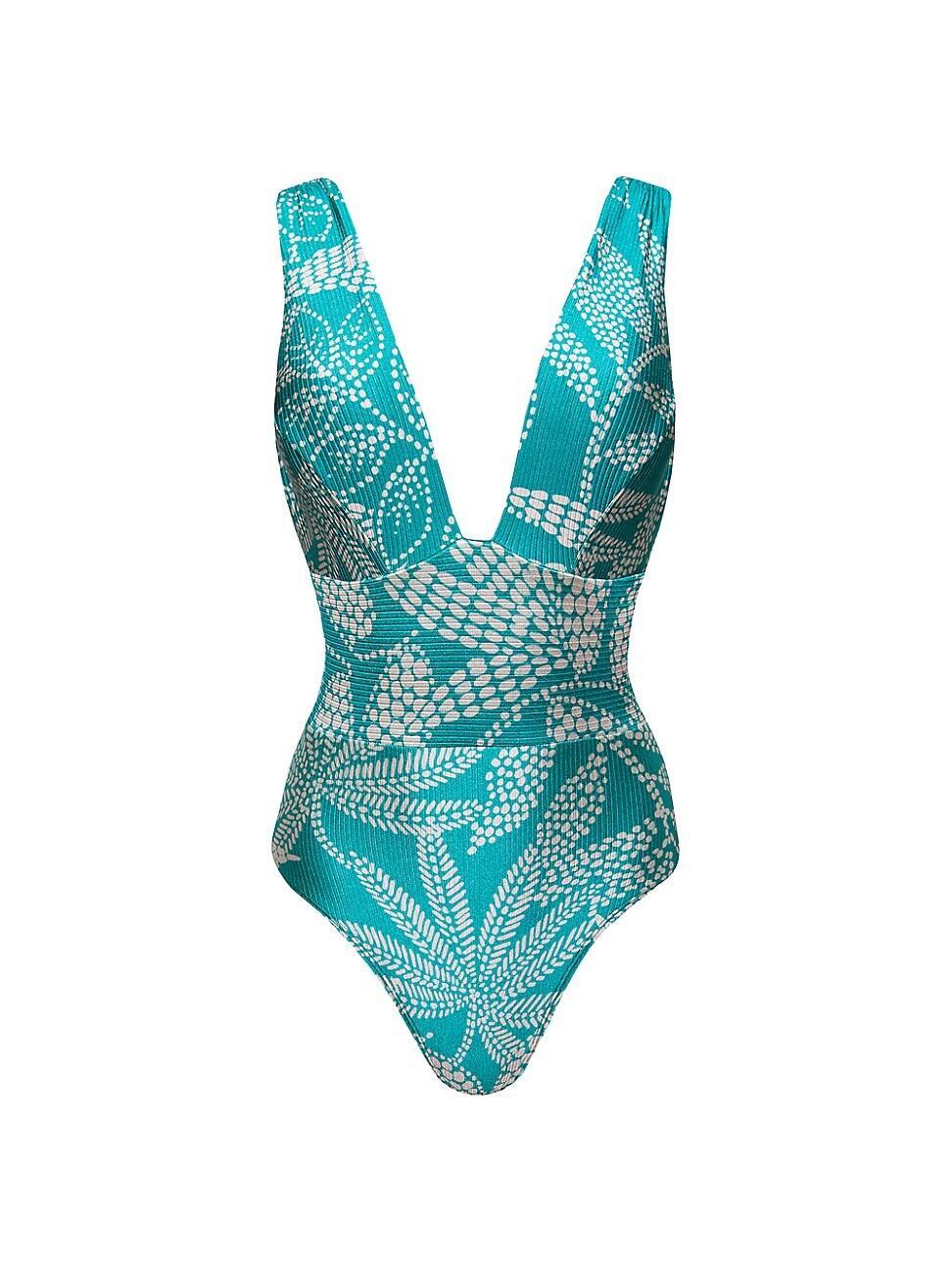 Womens Romy Lace-Up One-Piece Swimsuit Product Image