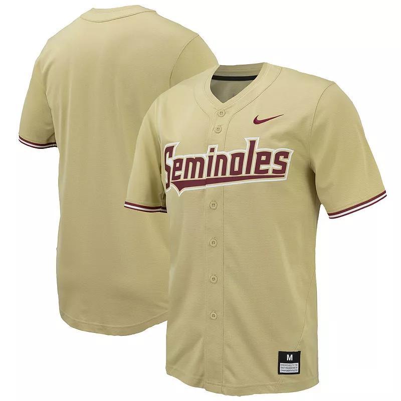 Mens Nike Florida State Seminoles Replica Full-Button Baseball Jersey Product Image