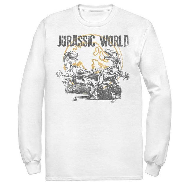 Mens Jurassic World Distressed Raptor Battle Tee Product Image