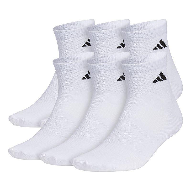 Mens adidas 6-Pack Superlite 3.0 Quarter Socks Product Image