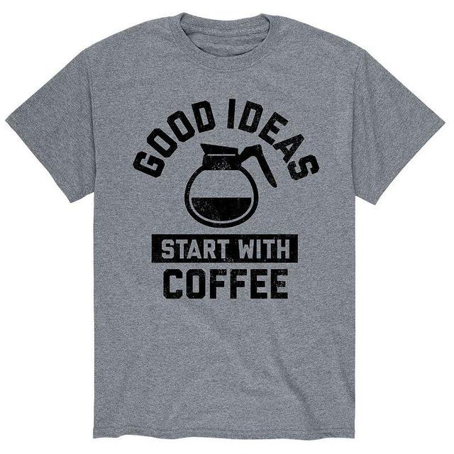 Mens Good Ideas Coffee Tee Product Image