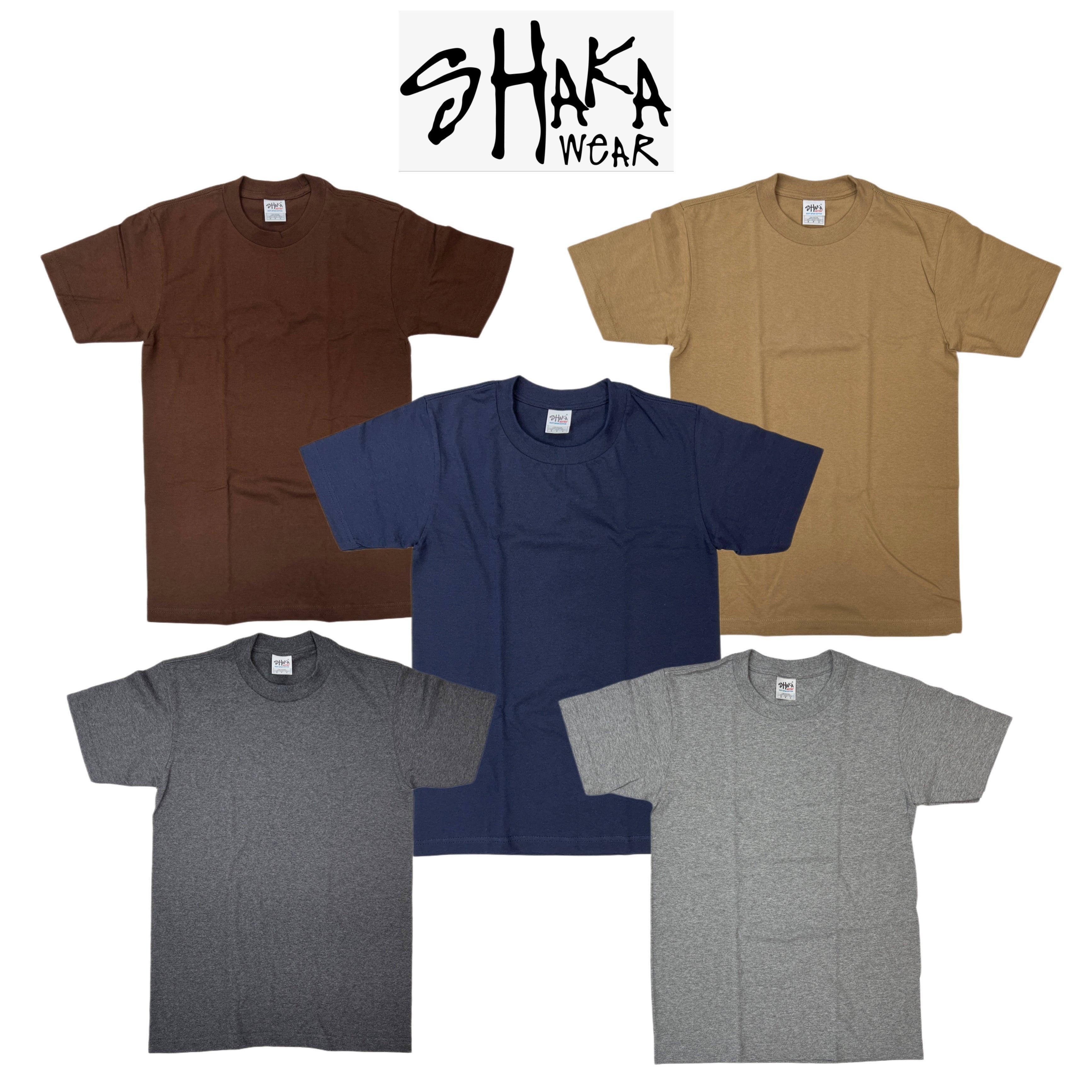 Shaka Wear 6.0 oz Active Short Sleeve T-Shirt (Brown/Charcoal Grey/Heather Grey/Khaki/Navy) Male Product Image