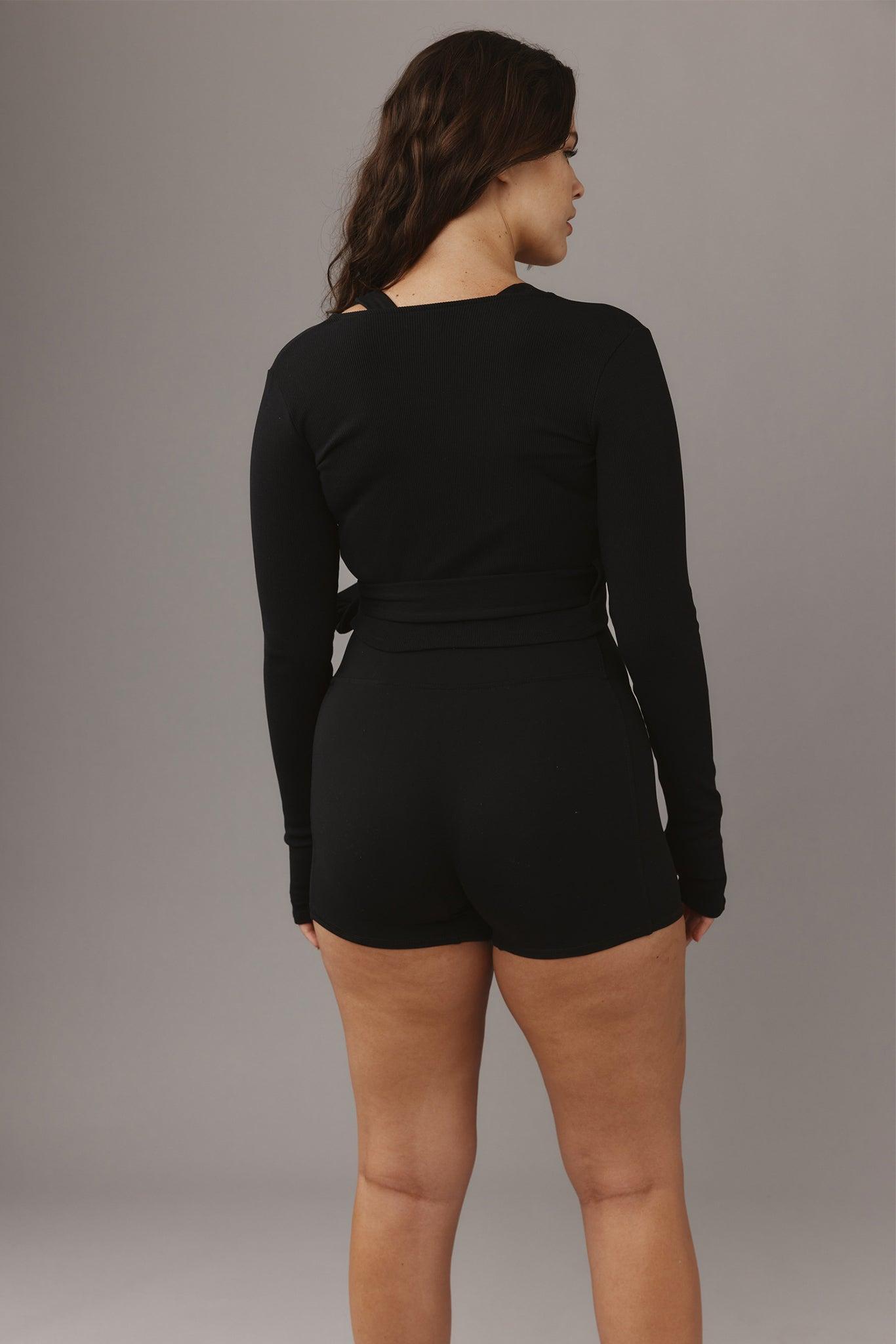 Yosemite Top - Black Thick Rib Product Image