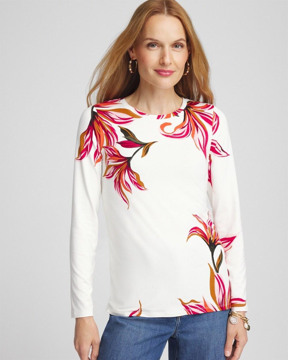 Women's Touch of Cool Lily Long Sleeve Tee Product Image