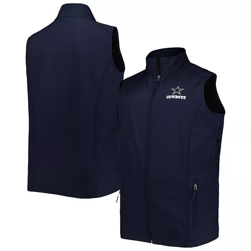 Mens Dunbrooke Dallas Cowboys Big & Tall Archer Softshell Full-Zip Vest Blue Product Image