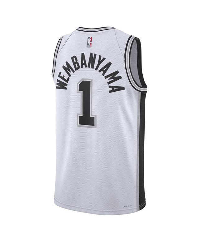 Mens and Womens Nike Victor Wembanyama White San Antonio Spurs Swingman Jersey - White Product Image