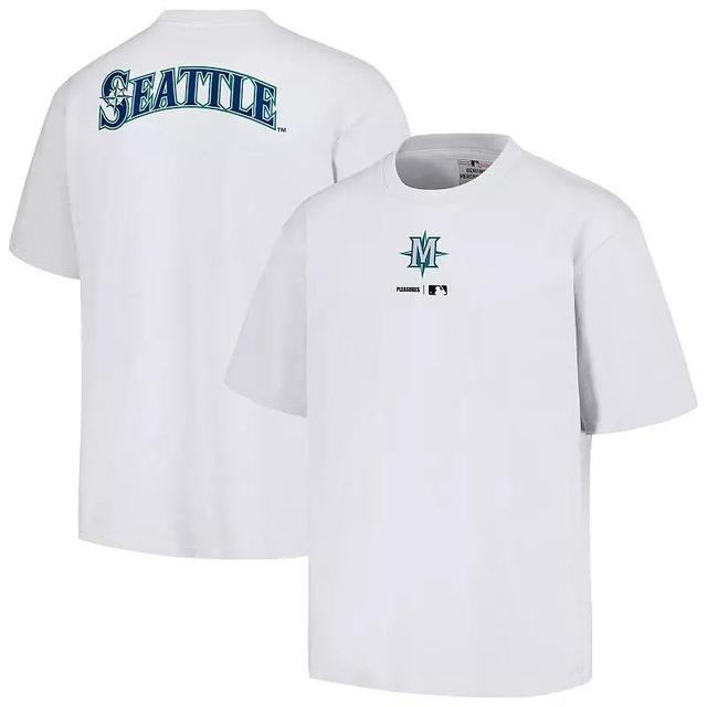 Mens Pleasures White Seattle Mariners Mascot T-shirt Product Image