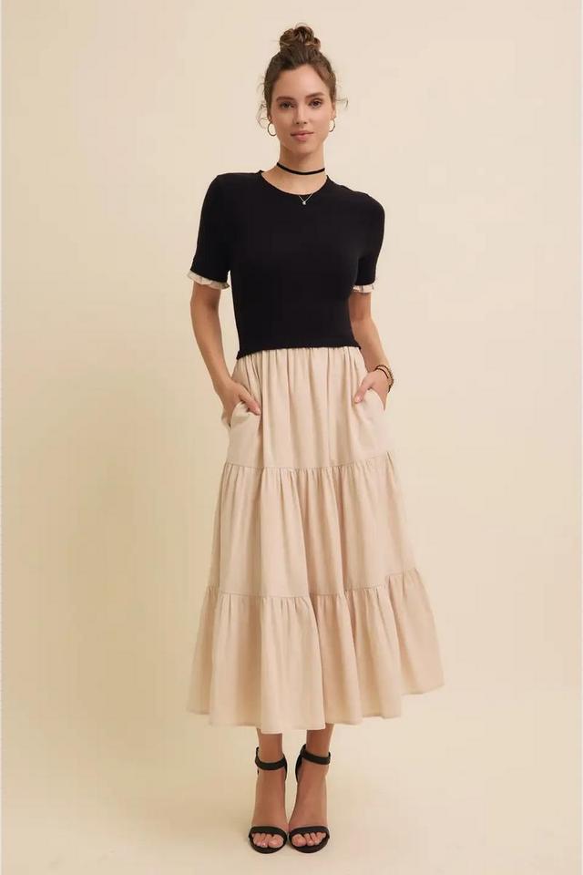 Tiered Midi Dress Product Image