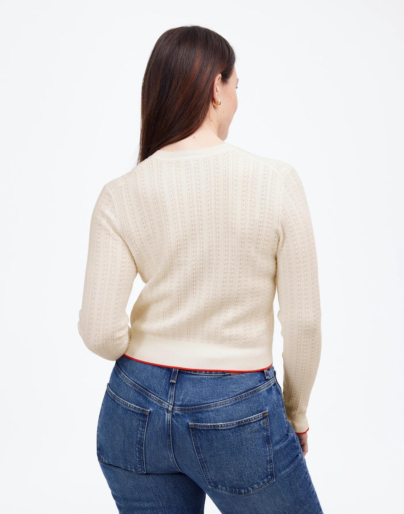 The Signature Open-Knit Cardigan Product Image