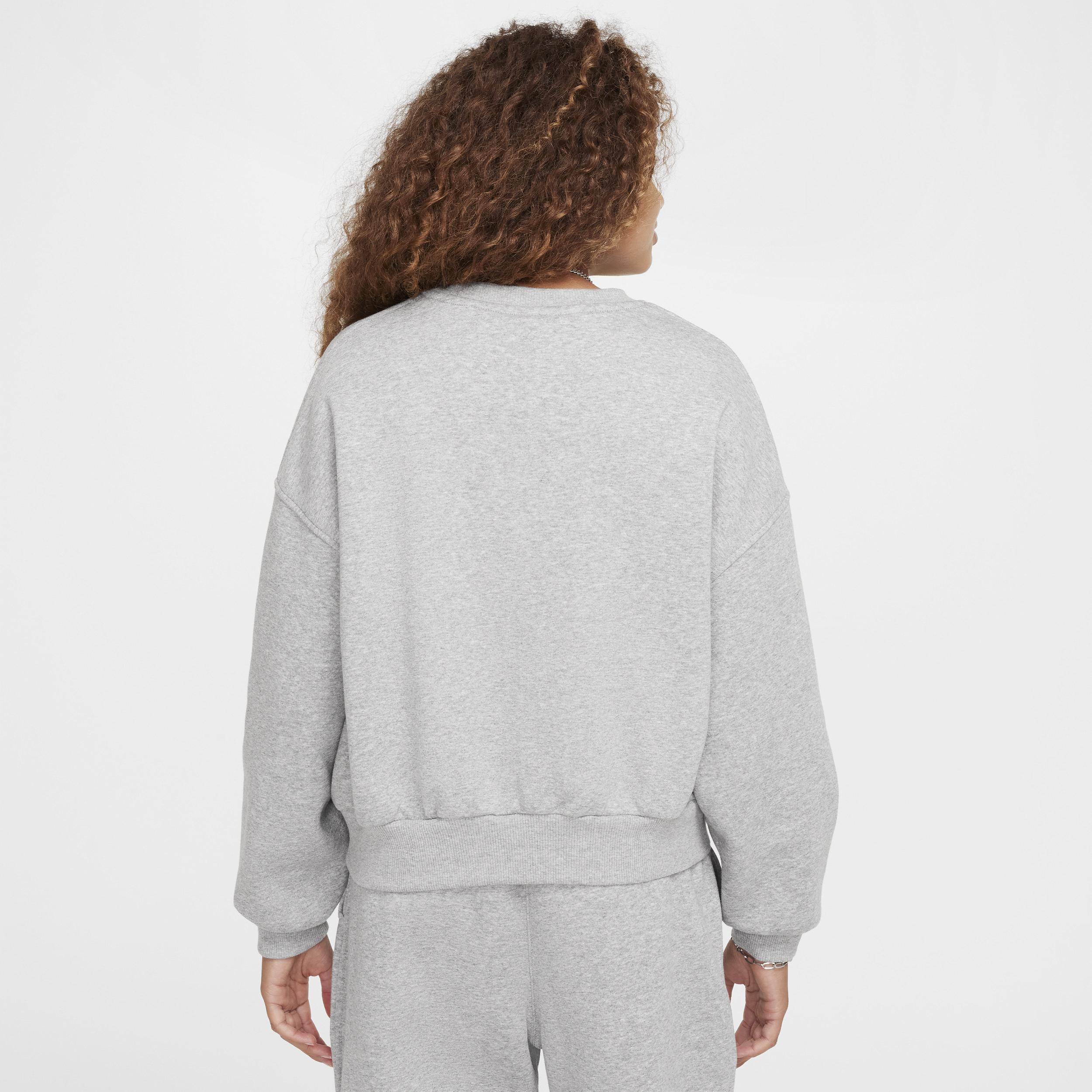 Women's Nike Sportswear Club Fleece Girls' Boxy Crew-Neck Sweatshirt Product Image