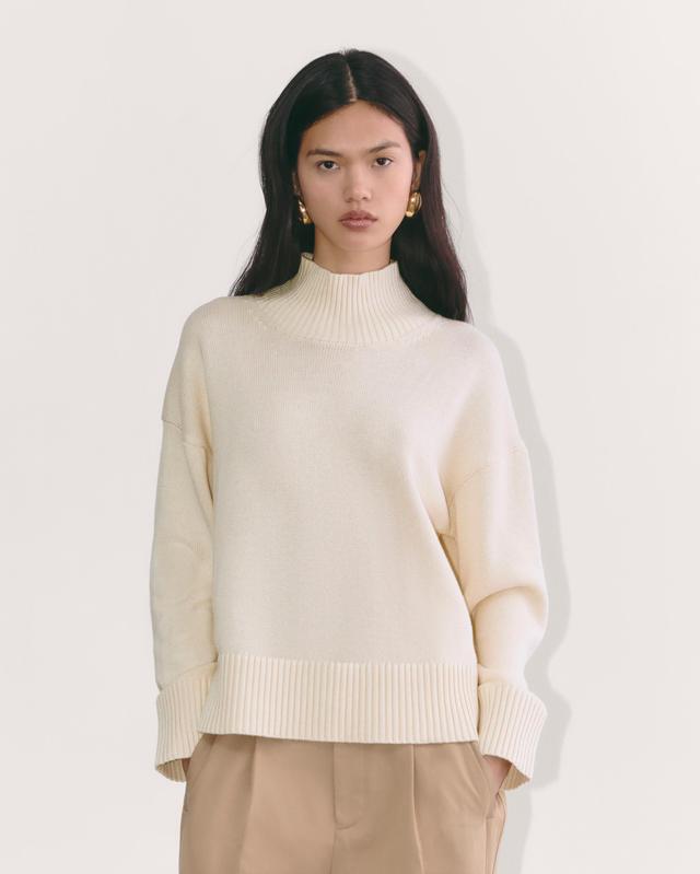 The Boxy Turtleneck in Everyday Cotton Product Image