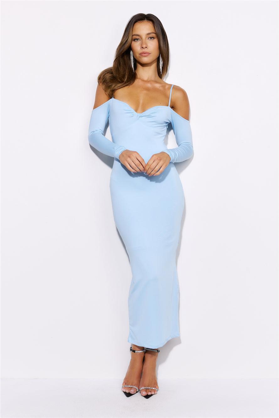 Her Muse Midi Dress Blue Product Image