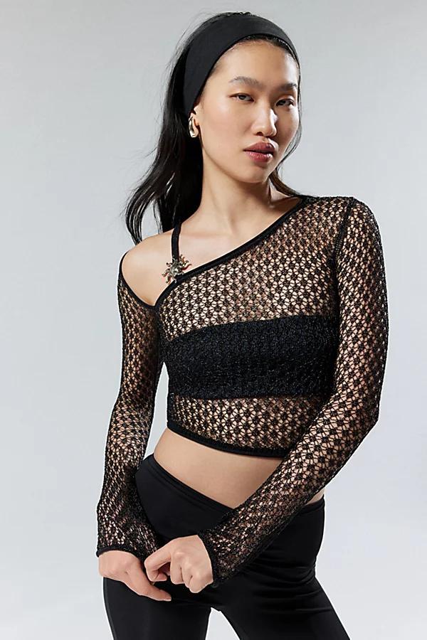 House Of Sunny Sundial Semi-Sheer Knit Top Womens at Urban Outfitters product image