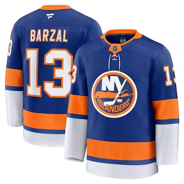 Mens Fanatics Mathew Barzal Royal New York Islanders Home Premium Jersey Product Image